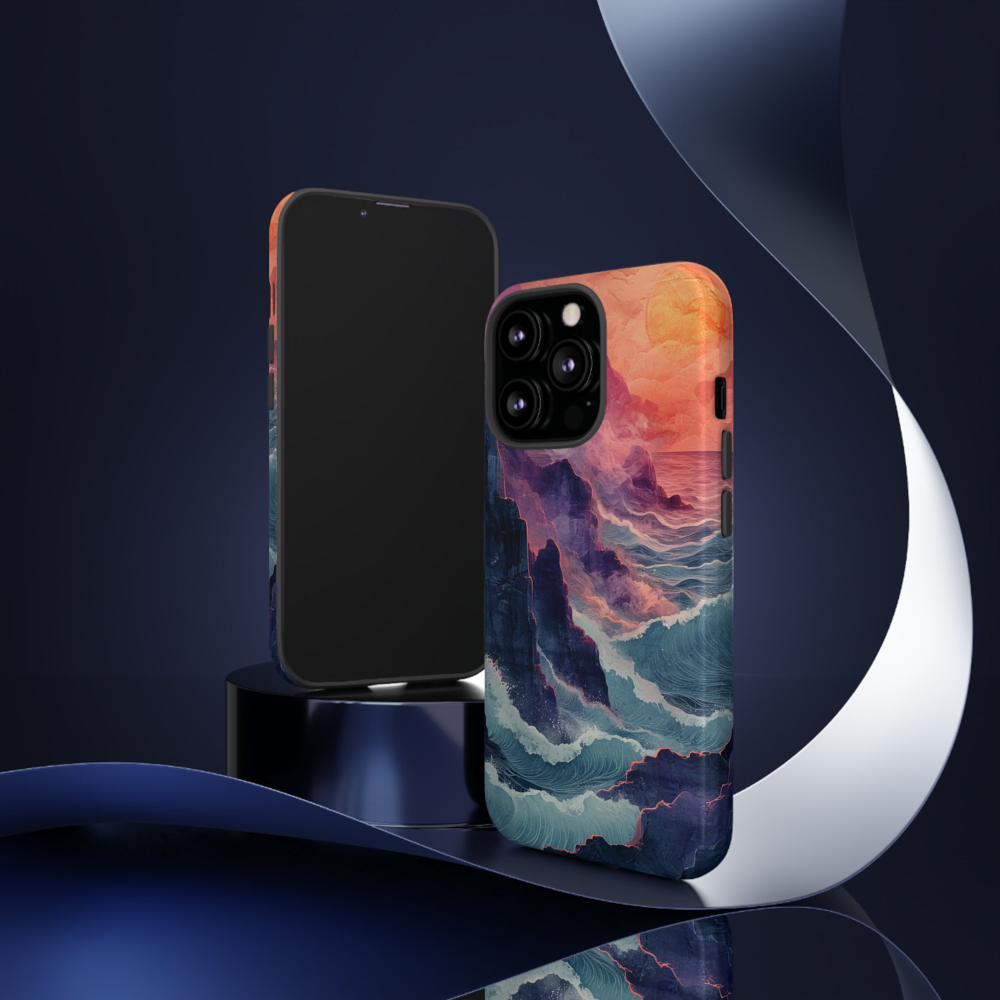 Tranquil Cliffside Views - Protective Phone Case