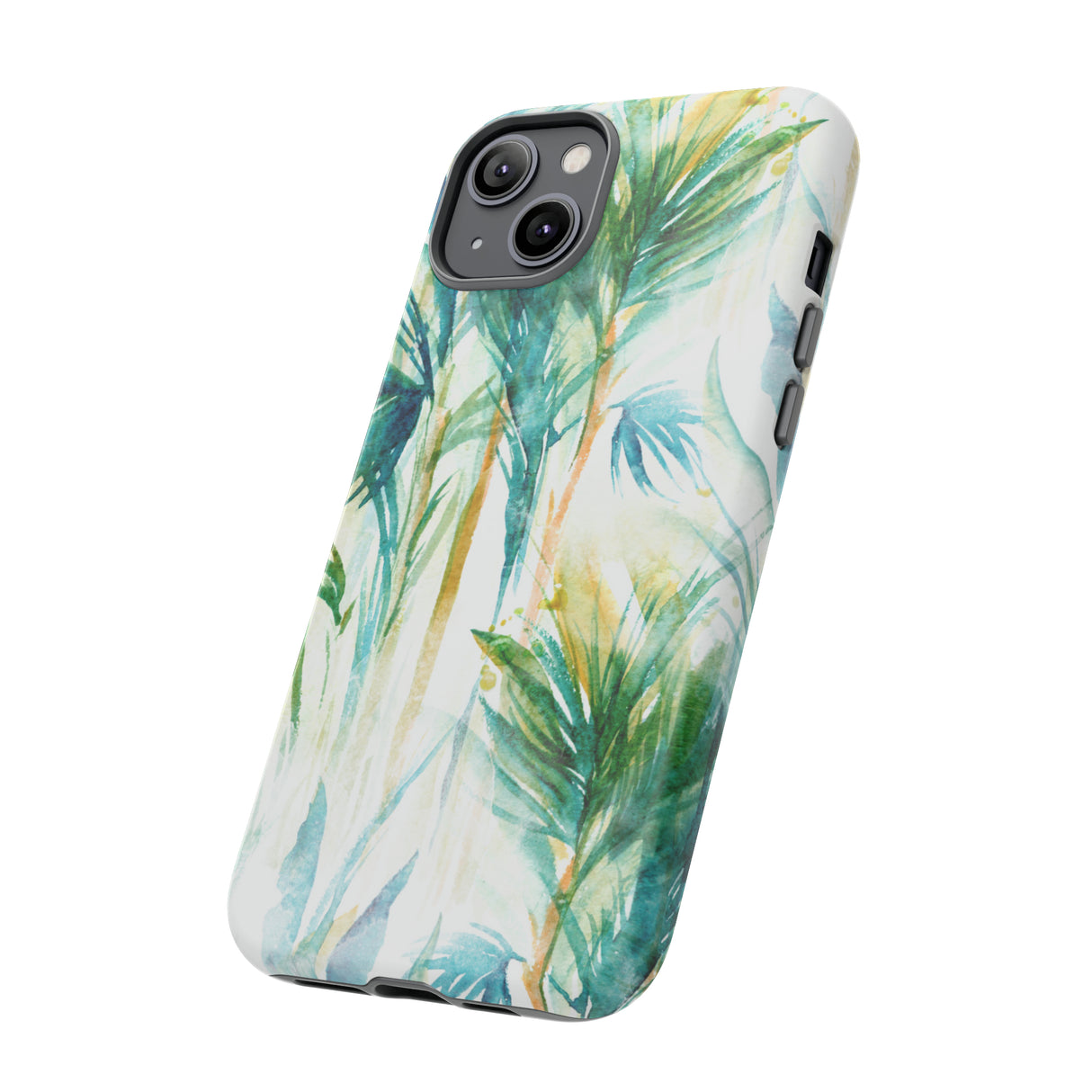 Watercolor Tropical Trees - Protective Phone Case