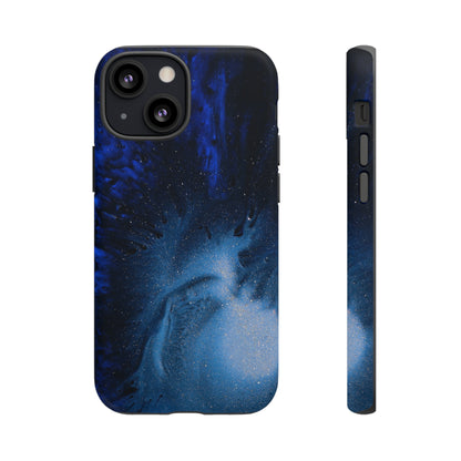 Winter Blue Ink Art - Protective Phone Case