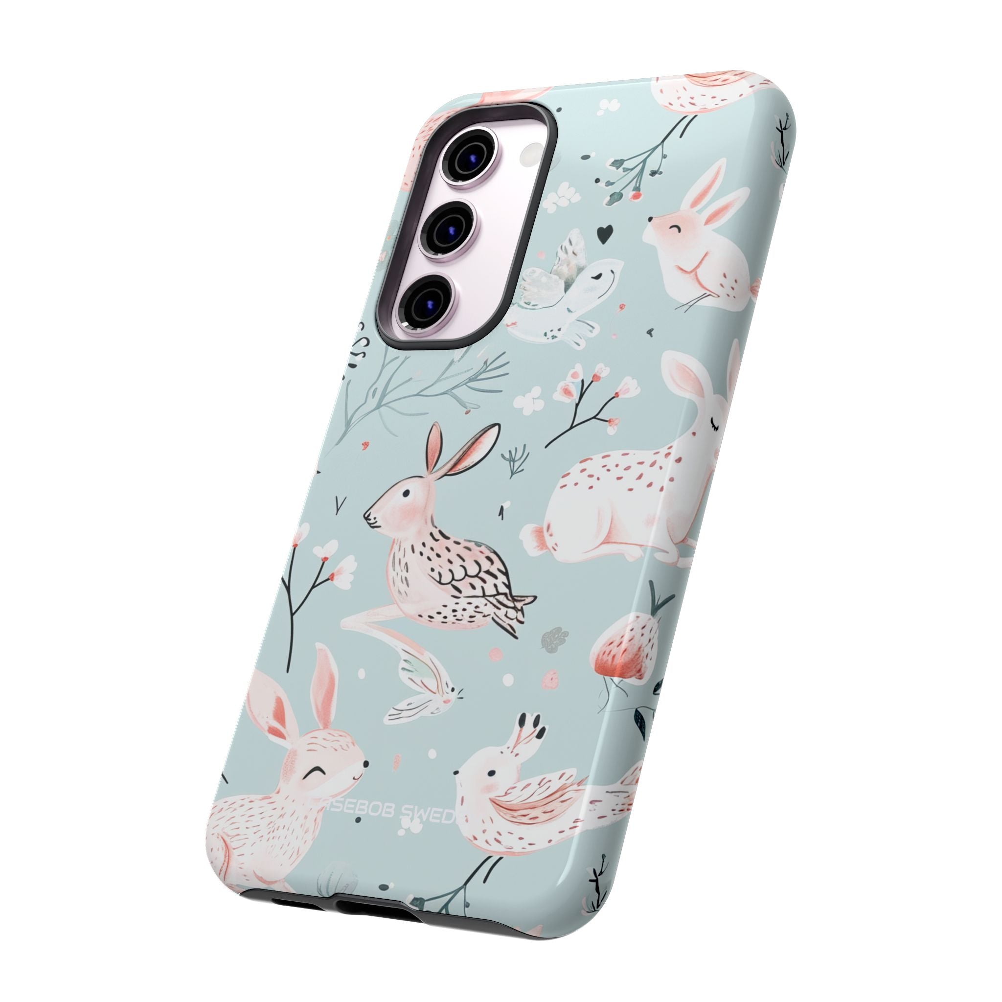 Whimsical Bunny Blossom - Tough Samsung S23 Phone Case