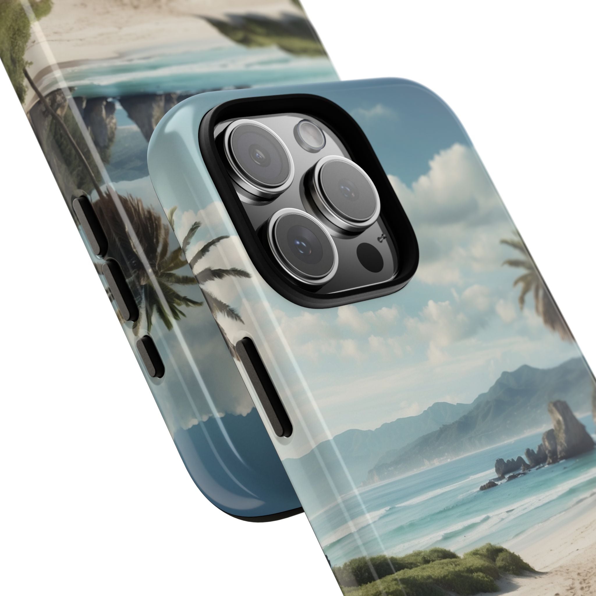 Footprints Trace Sand - iPhone Case