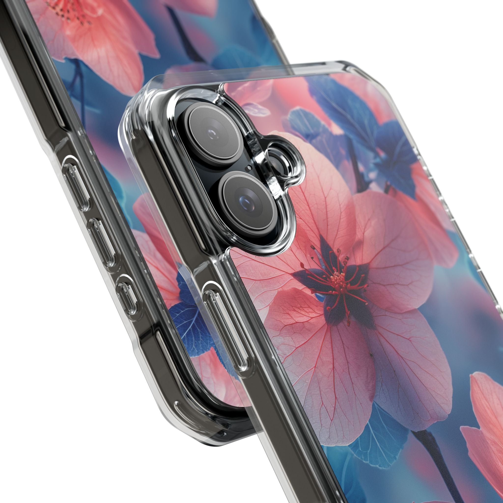 Blossom Serenity - Clear Impact iPhone 16 Phone Case