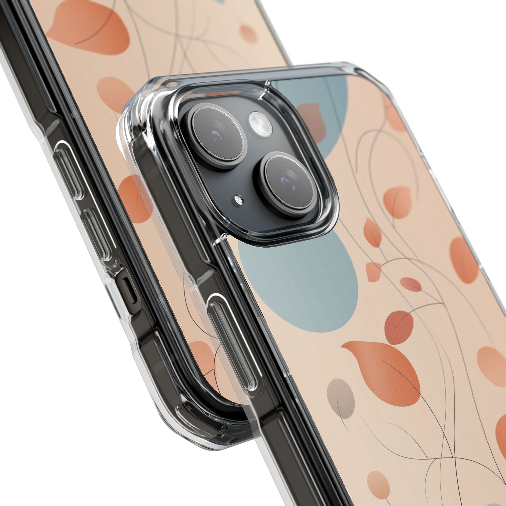 Gentle Leaves Drift iPhone Case - Impact