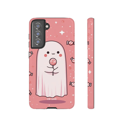 Cute Ghost Holds Candy - Samsung Case