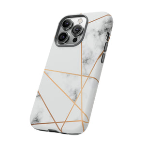 Marble Geometric - Protective Phone Case