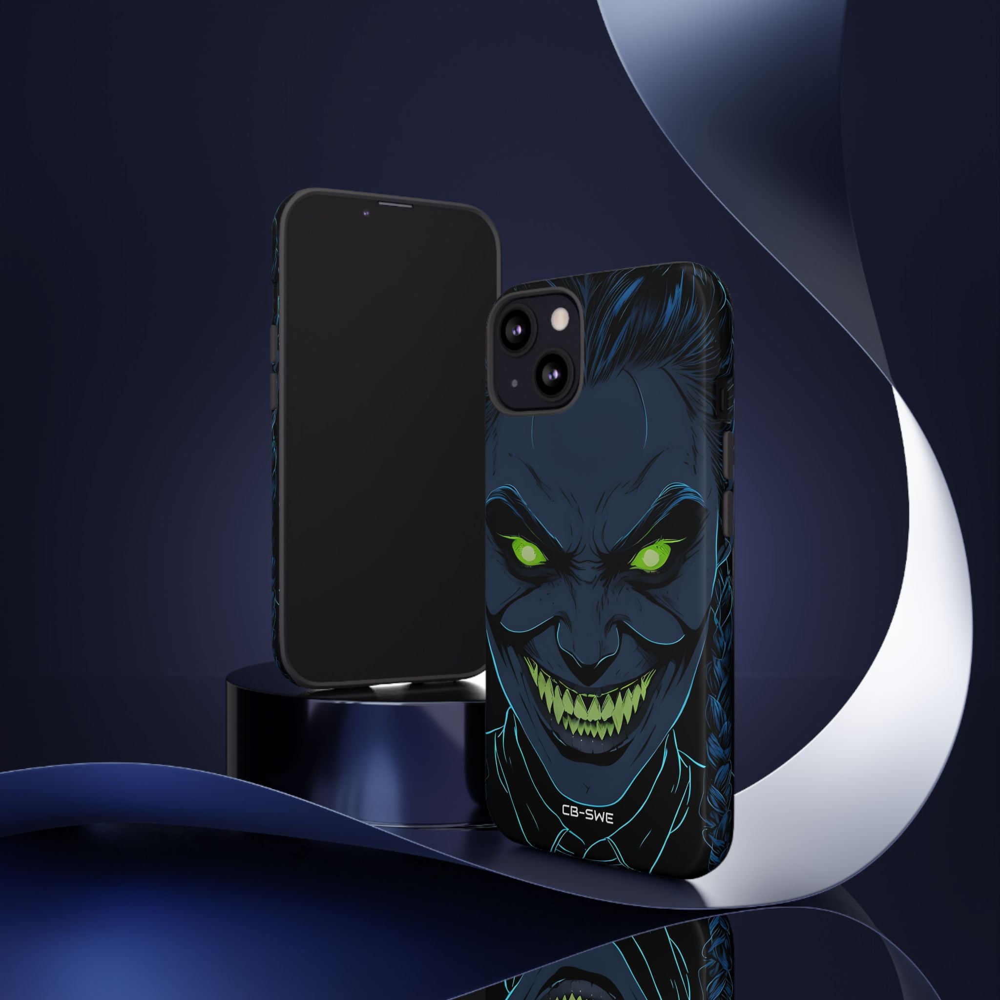 Glowing Eyes Dark Fiend - iPhone Case