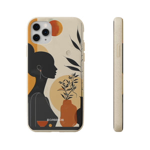 Modern Silhouette Tranquility | Biodegradable Phone Case