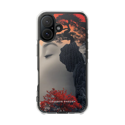 Surreal Zen Harmony iPhone 16 - Clear Impact Phone Case