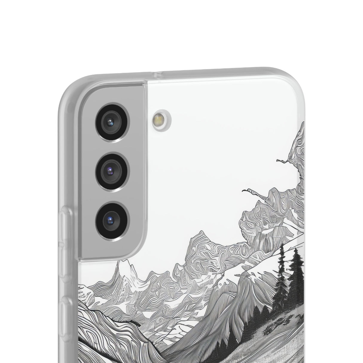 Monochrome Serenity | Flexible Phone Case for Samsung Galaxy