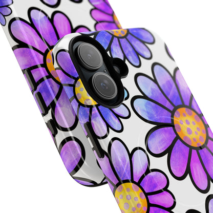 Polka Dot Blooms iPhone 16 Plus Case - Tough+