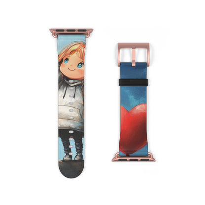 Heart Balloon Glow - Watch Band