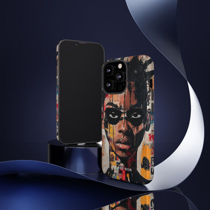 Masked Portrait Drips iPhone 13 Pro Case - Tough
