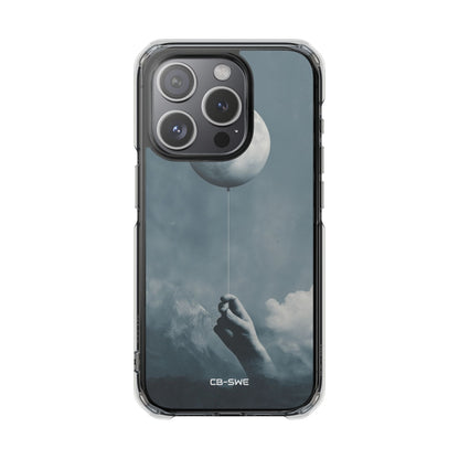 Moon Cradled Softly iPhone Case - Impact