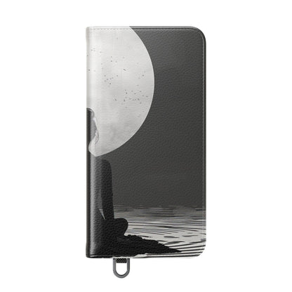 Moonlit Silence - Samsung S25 Case - Lompakko