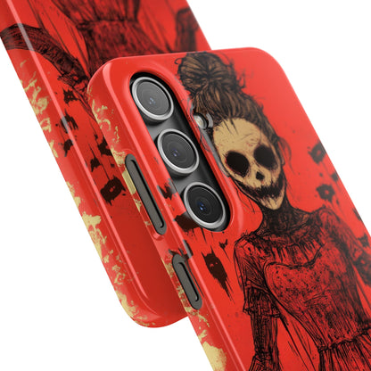 Haunting Scarlet Descent Samsung S24 - Slim Phone Case