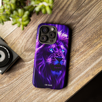Neon Lion Majesty - iPhone Case