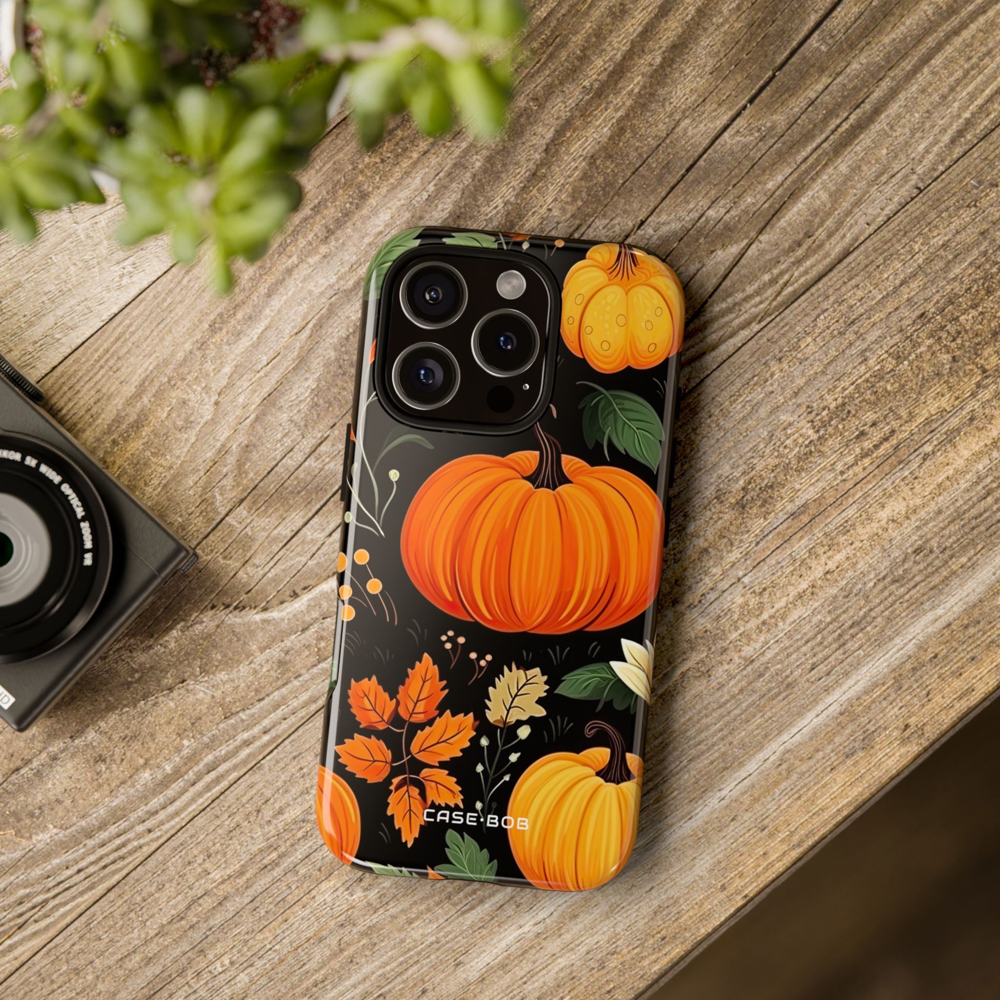 Pumpkin Glow iPhone 16 Pro Case - Tough