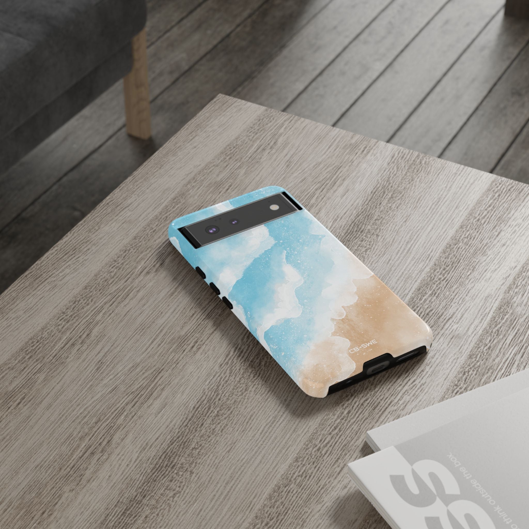 Serene Coastal Whispers - Google Pixel Case