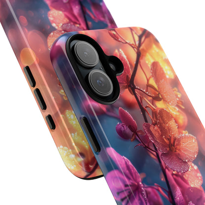 Surreal Flower Harmony iPhone 16 - Tough Phone Case