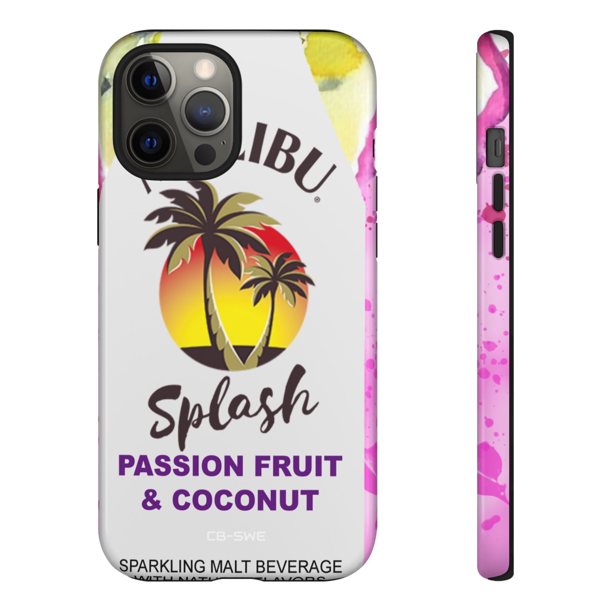 Tropical Sunset Splash - iPhone Case