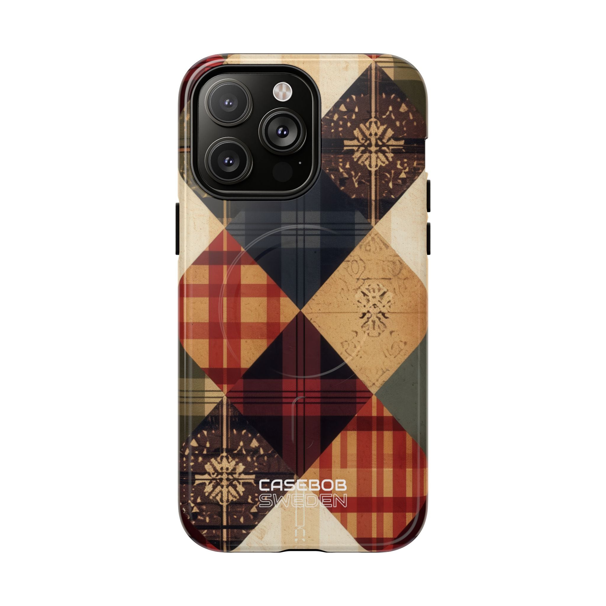 Rustic Quilt Charm iPhone 14 - Tough+
