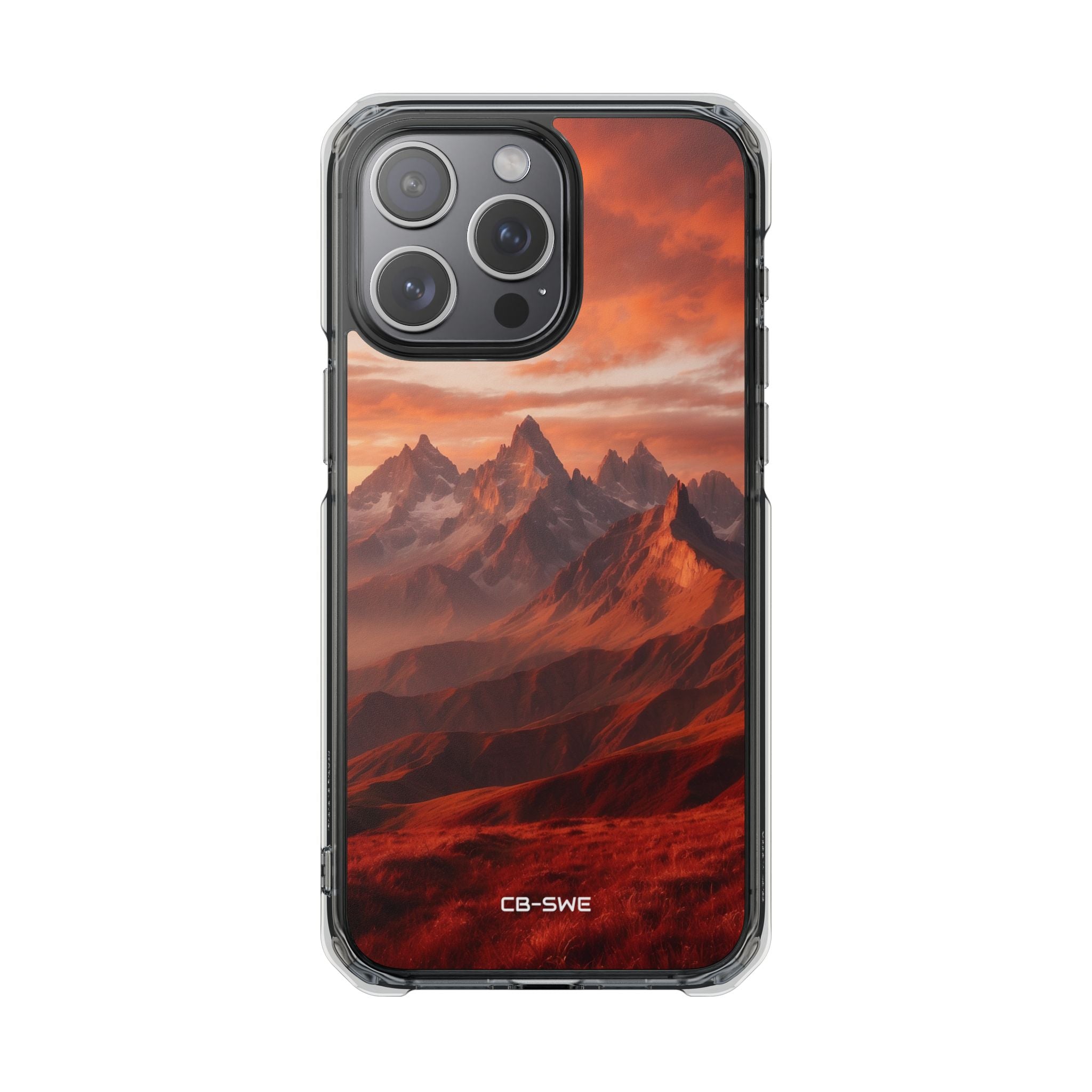 Mountain Peaks Glowing iPhone Case - Impact