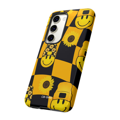 Joyful Checkered Smiles - Samsung Case