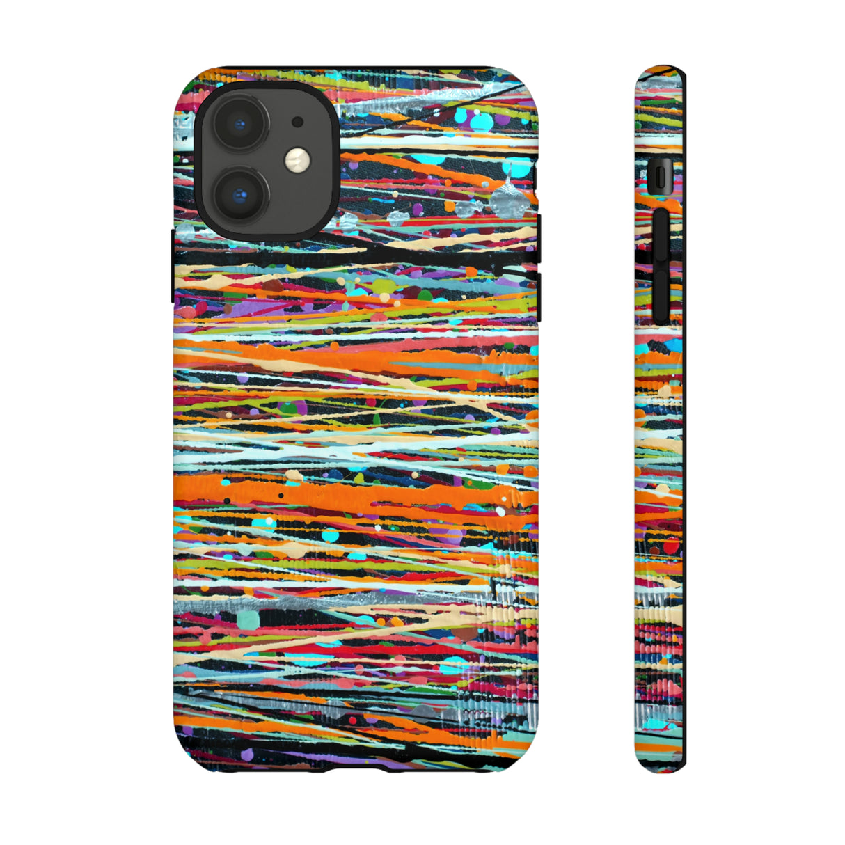 Oil painting - Stripe - Protective Phone Case