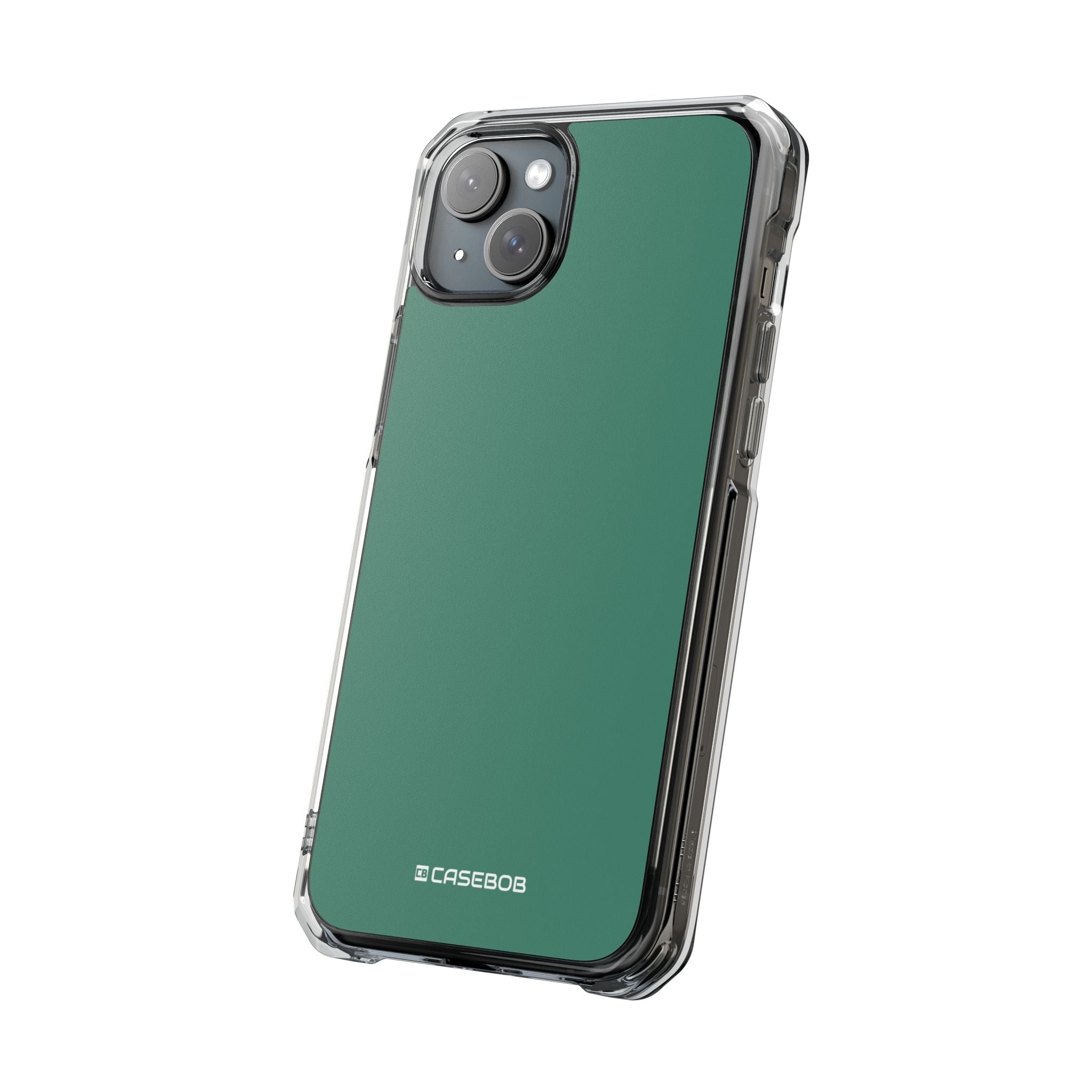 Viridian Green - Clear Impact Case for iPhone