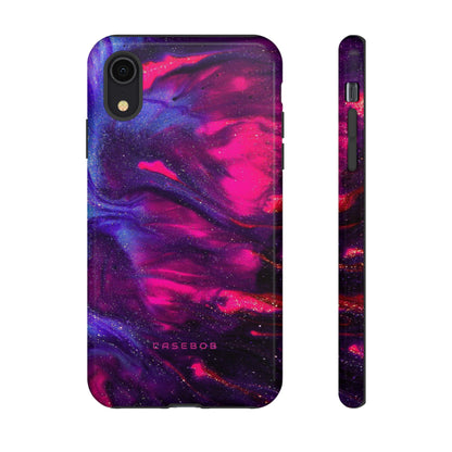 Deep Purple Ink Art - Protective Phone Case