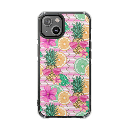 Tropical Fruits Dance iPhone Case - Impact