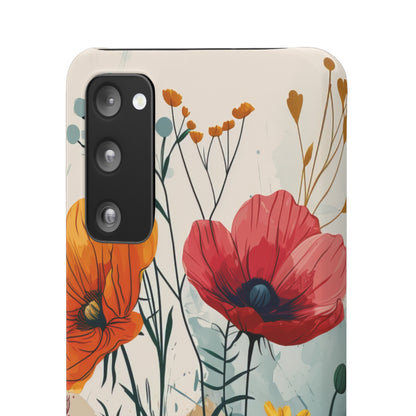 Blooming Whimsy | Slim Phone Case for Samsung