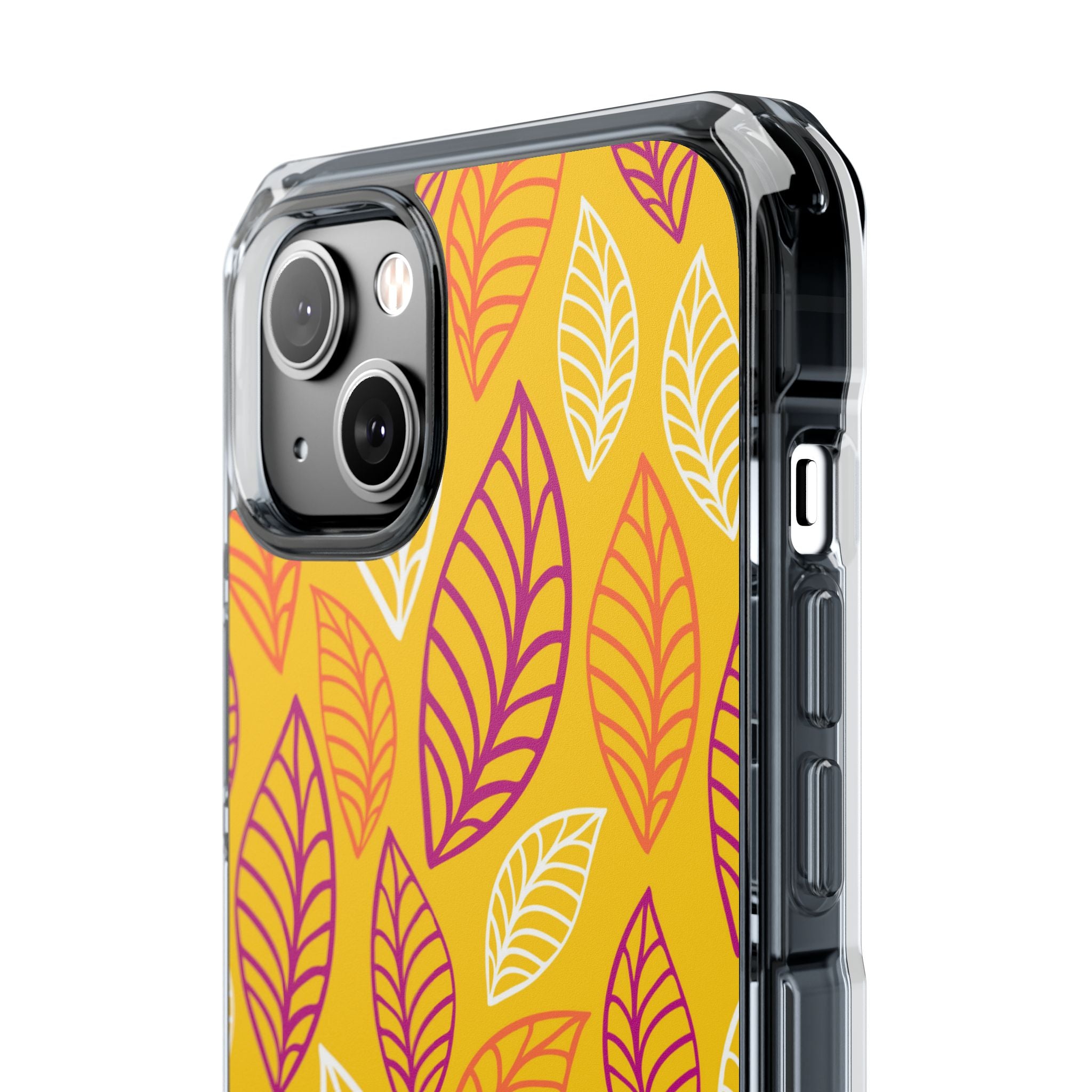Vibrant Leaf Symphony iPhone Case - Impact