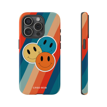 Triple Smile Breeze iPhone 15 Pro Case - Tough