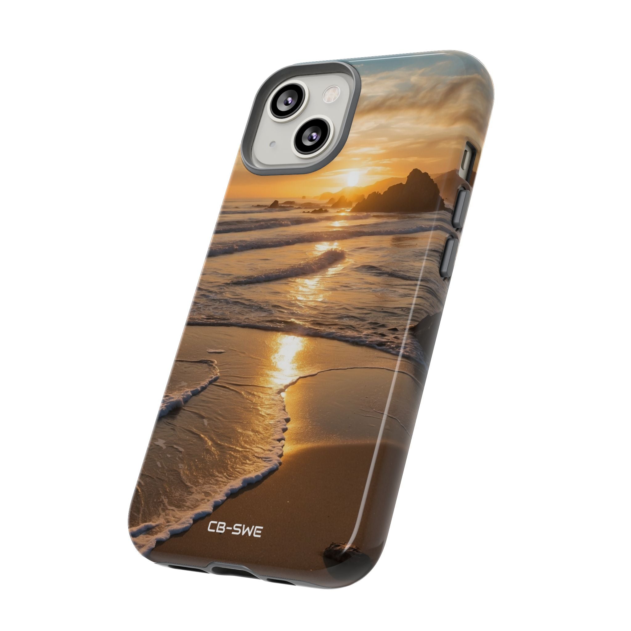 Waves Embrace Shore - iPhone Case