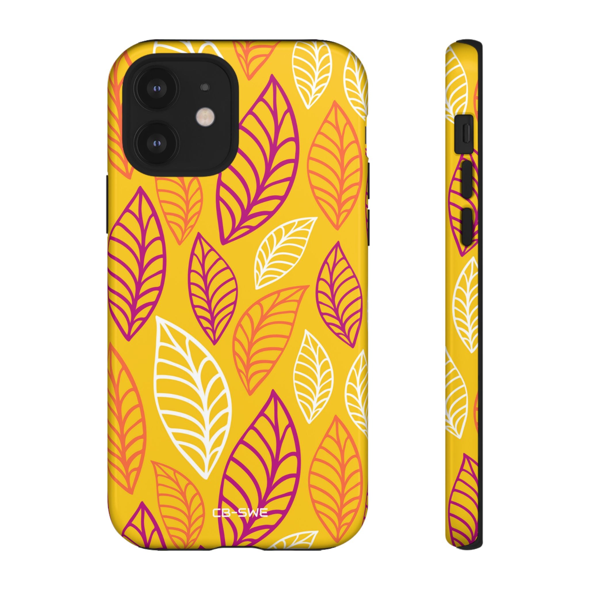 Vibrant Leaf Symphony - iPhone Case