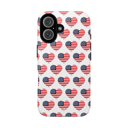 Hearts Embrace Freedom - iPhone Case