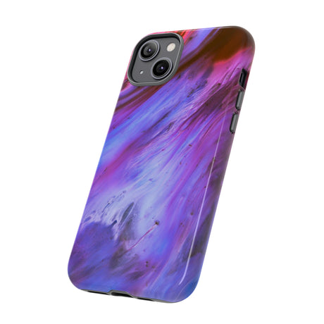 Purple Cosmos Ink Art iPhone Case (Protective) Phone Case