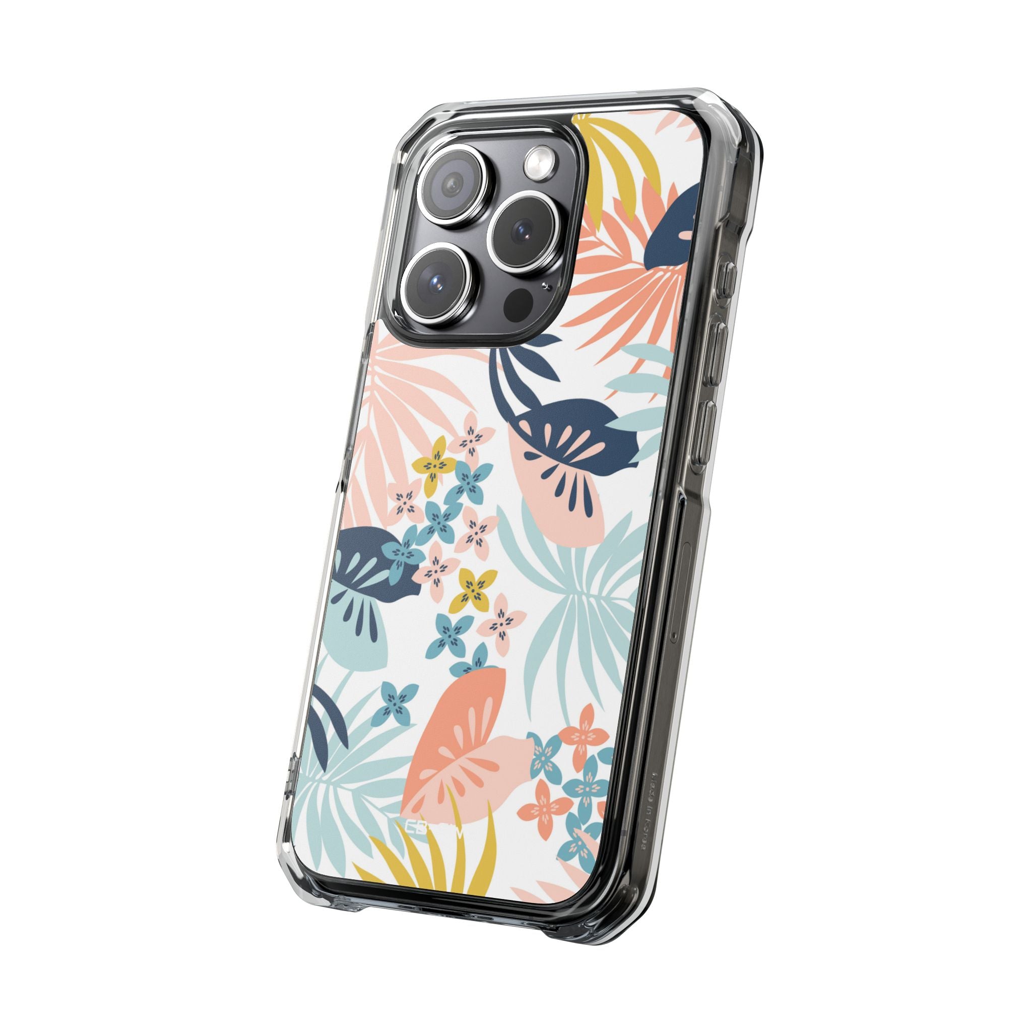 Tropical Foliage Blooms iPhone Case - Impact