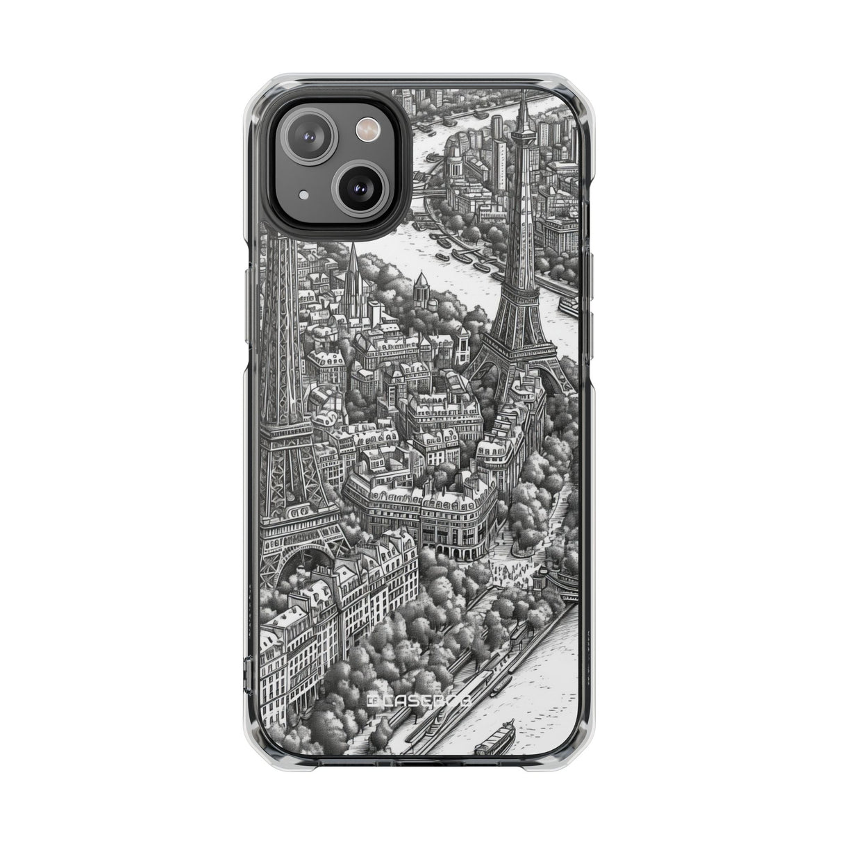 Timeless Cityscape - Phone Case for iPhone (Clear Impact - Magnetic)