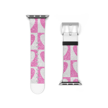 Glitter Heartgrid - Watch Band