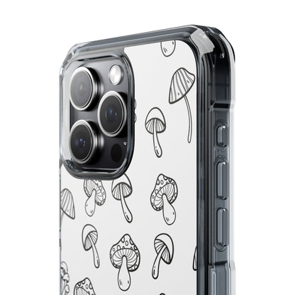 Mushroom Line Play iPhone Case - Impact