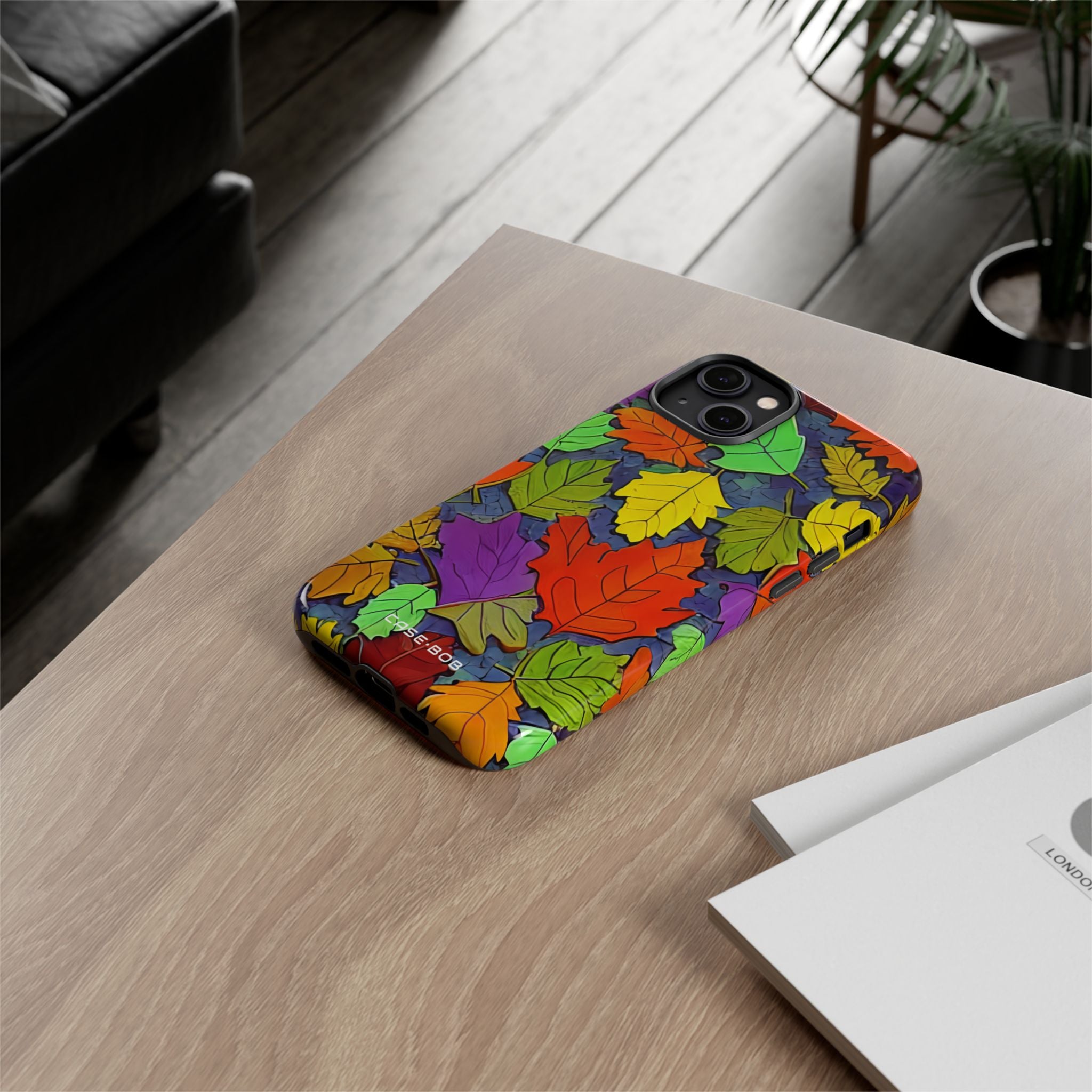 Vivid Leafburst iPhone 14 Plus Case - Tough