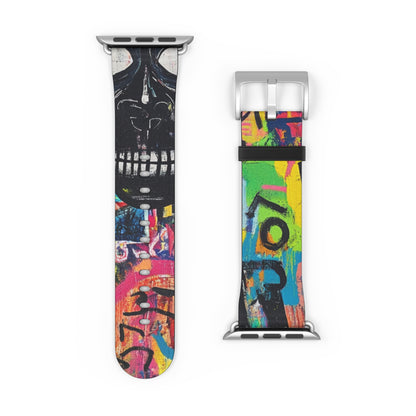 Neon Skull Burst - Watch Band