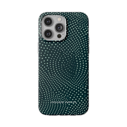 Teal Rippleflow iPhone 14 - Flexi Phone Case