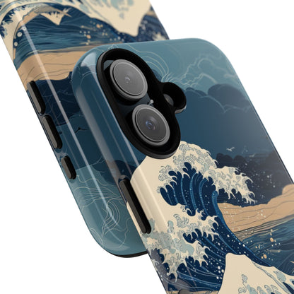 Cresting Blue Wave iPhone 16 Pro Case - Tough