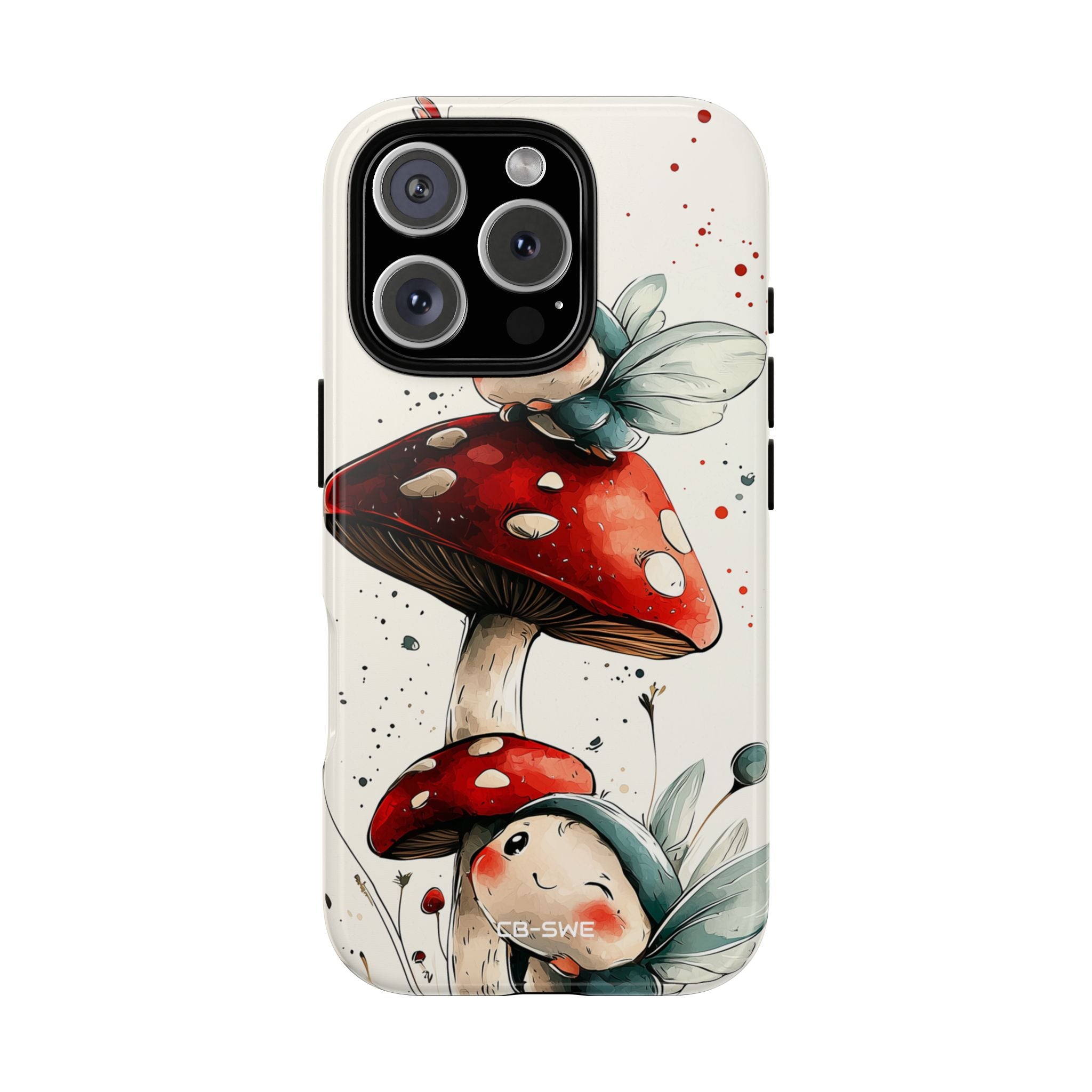 Mushrooms Entertain Fairies - iPhone Case