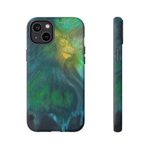 Beryll Green Ink Art iPhone Case (Protective) iPhone 14 Plus Matte Phone Case