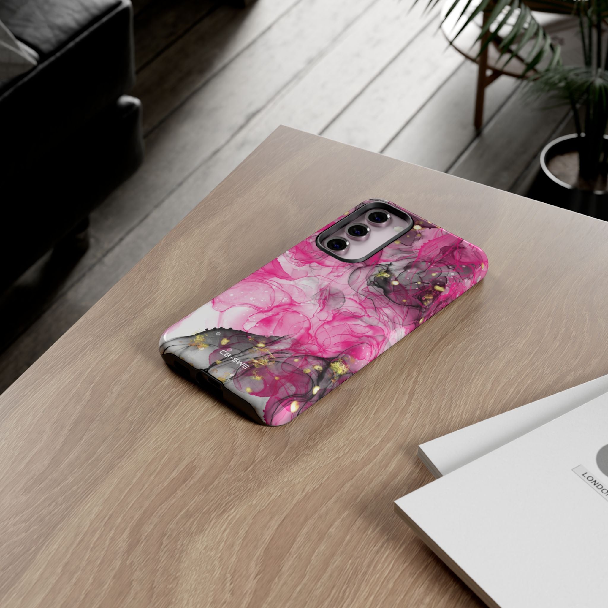 Vibrant Pink Swirls - Samsung Case