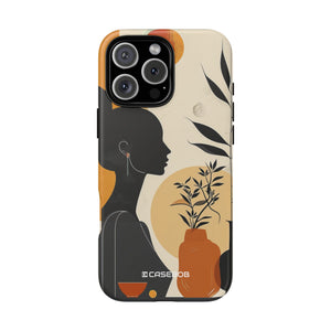 Serene Silhouette in Warm Hues - for iPhone 16